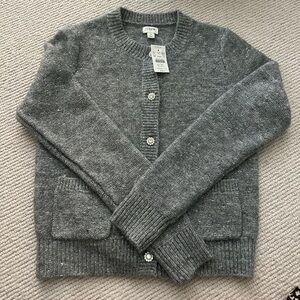 Jcrew Factory BV960 shimmer ladies cardigan. New with tags